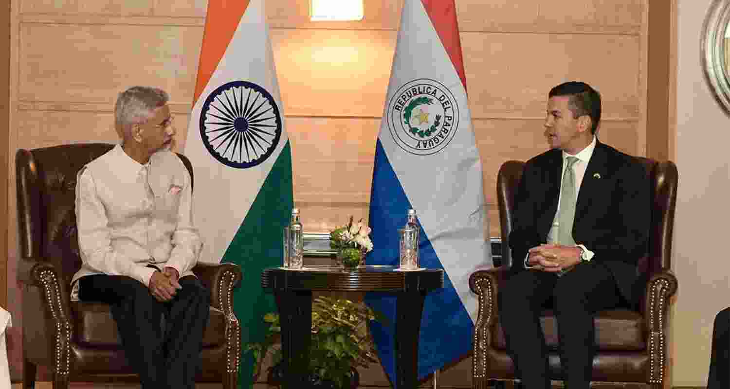 EAM Jaishankar met with President Santiago Peña Palacios.