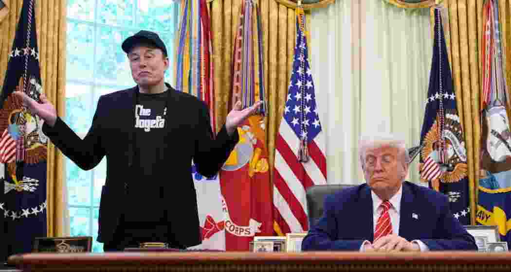 Tesla CEO Elon Musk and President Donald Trump in Washington, D.C., on May 30
