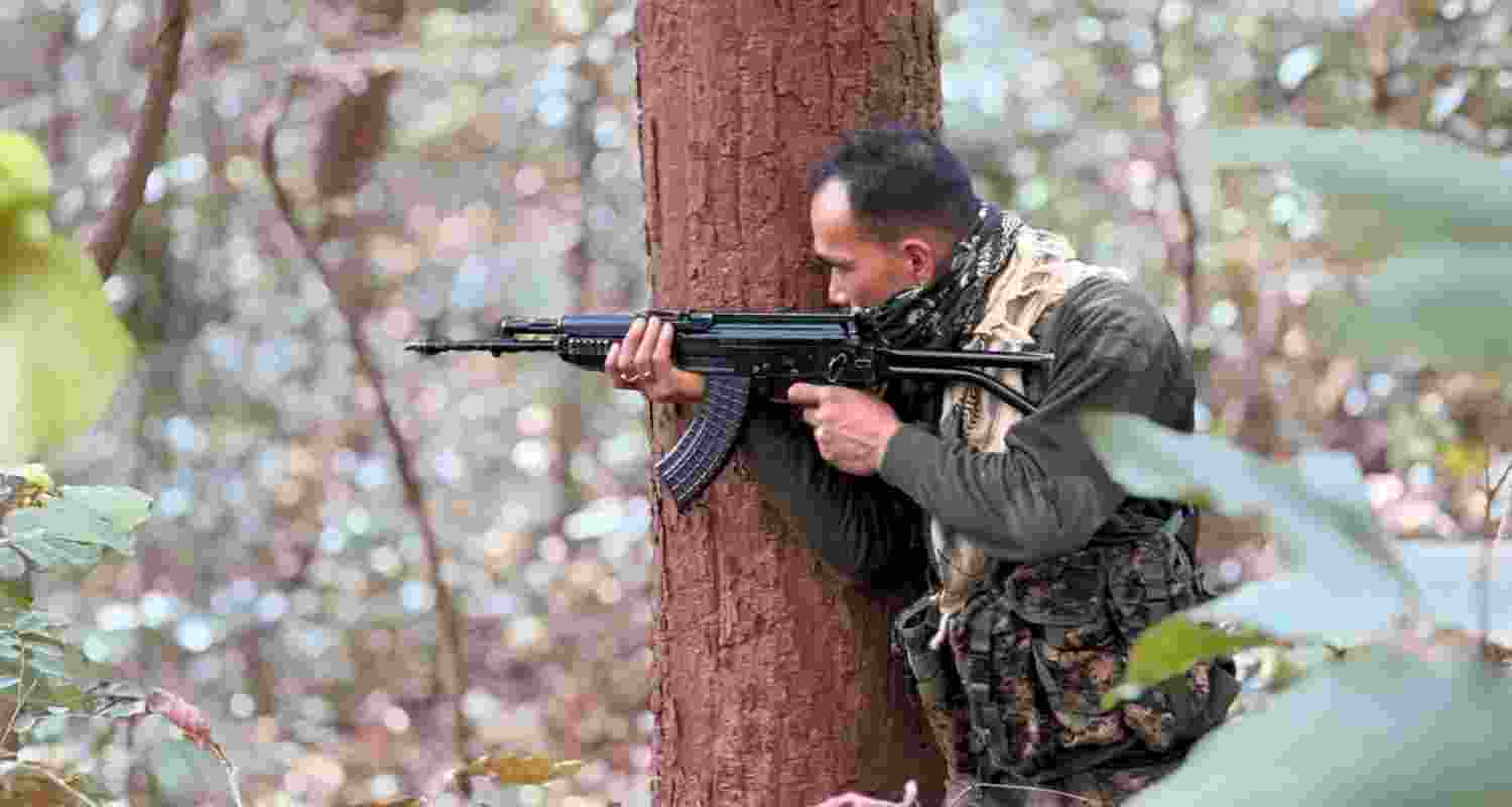According to police, Maoists resorted to indiscriminate firing in an attempt to inflict damage on the forces, but the personnel responded effectively in self-defence.