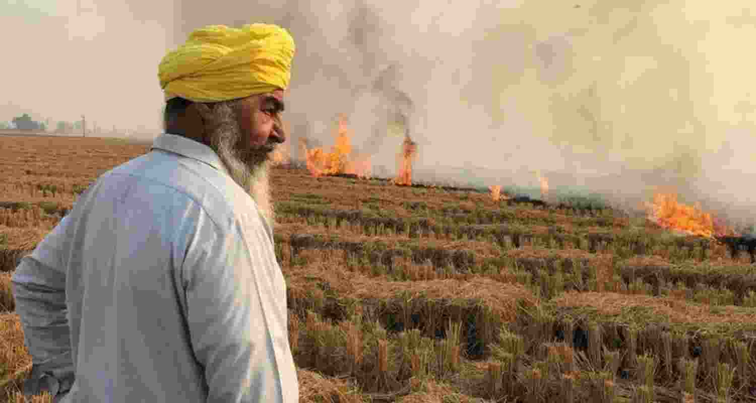 Tensions escalated on Thursday at Cheema village in the Mehal Kalan assembly segment, where farmers gheraoed (surrounded) a team of officials who had arrived to take action against stubble burning.