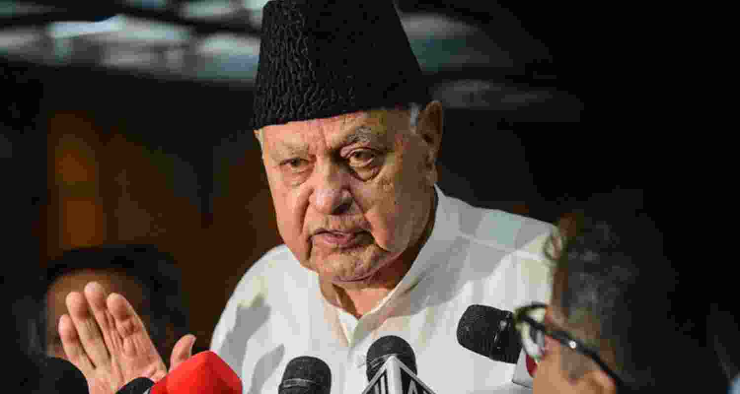 Jammu and Kashmir National Conference Chief Farooq Abdullah