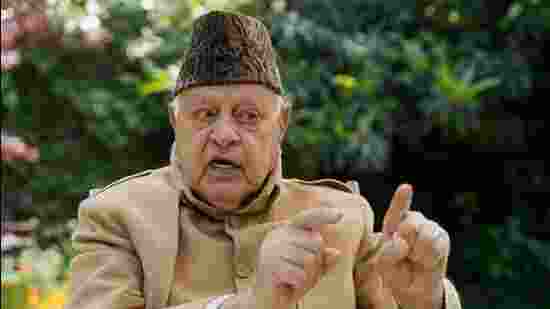 The government of India will not be ready to have talks with Pakistan; it won't be ready until terrorism ends; no matter how much we shout, NC leader Farooq Abdullah has said. Photo - PTI/Files.