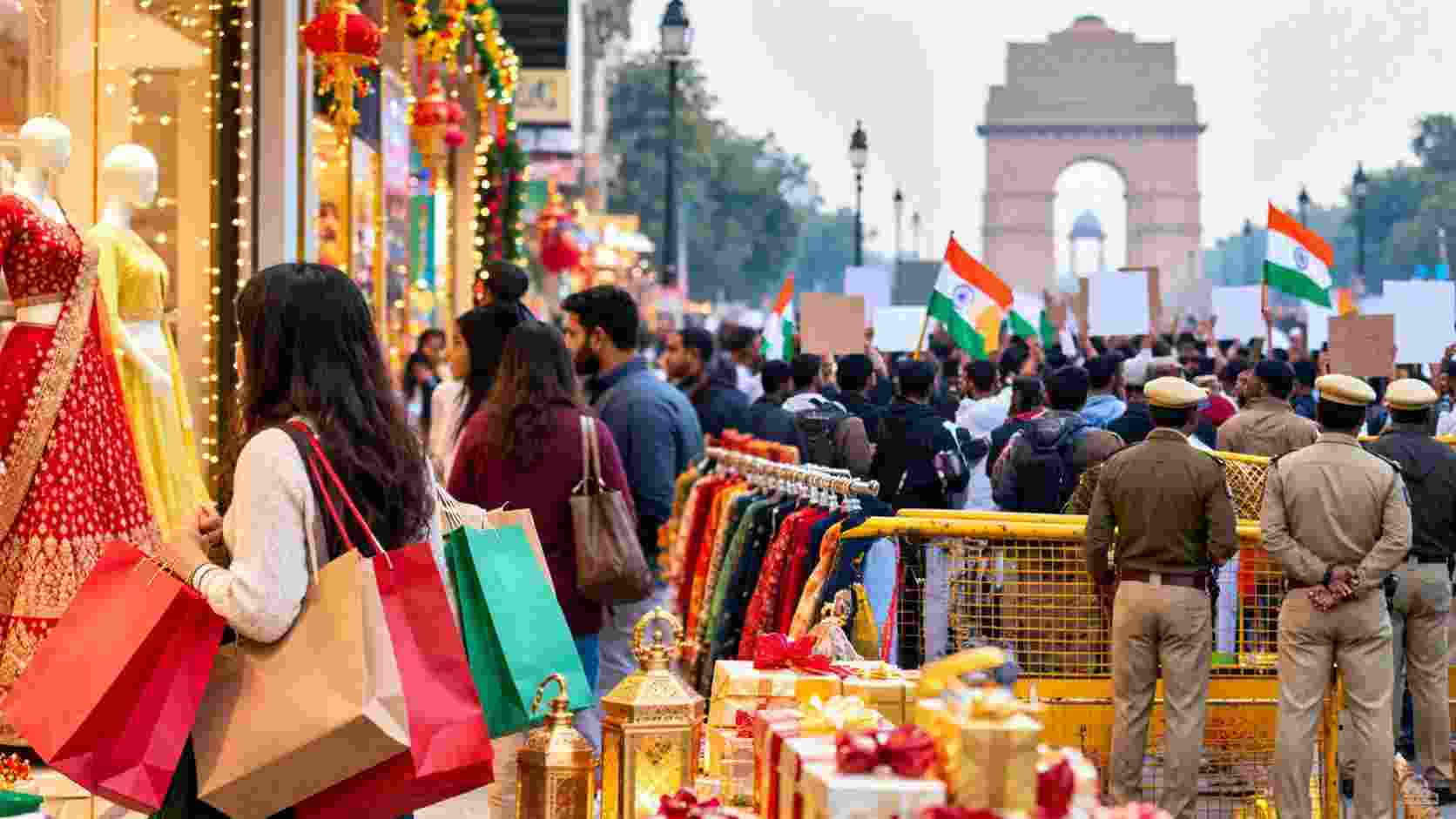 Delhi Festive Shopping at Risk