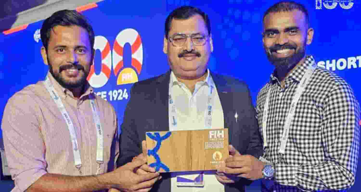 Harmanpreet Singh, Bhola Nath Singh, and PR Sreejesh. 