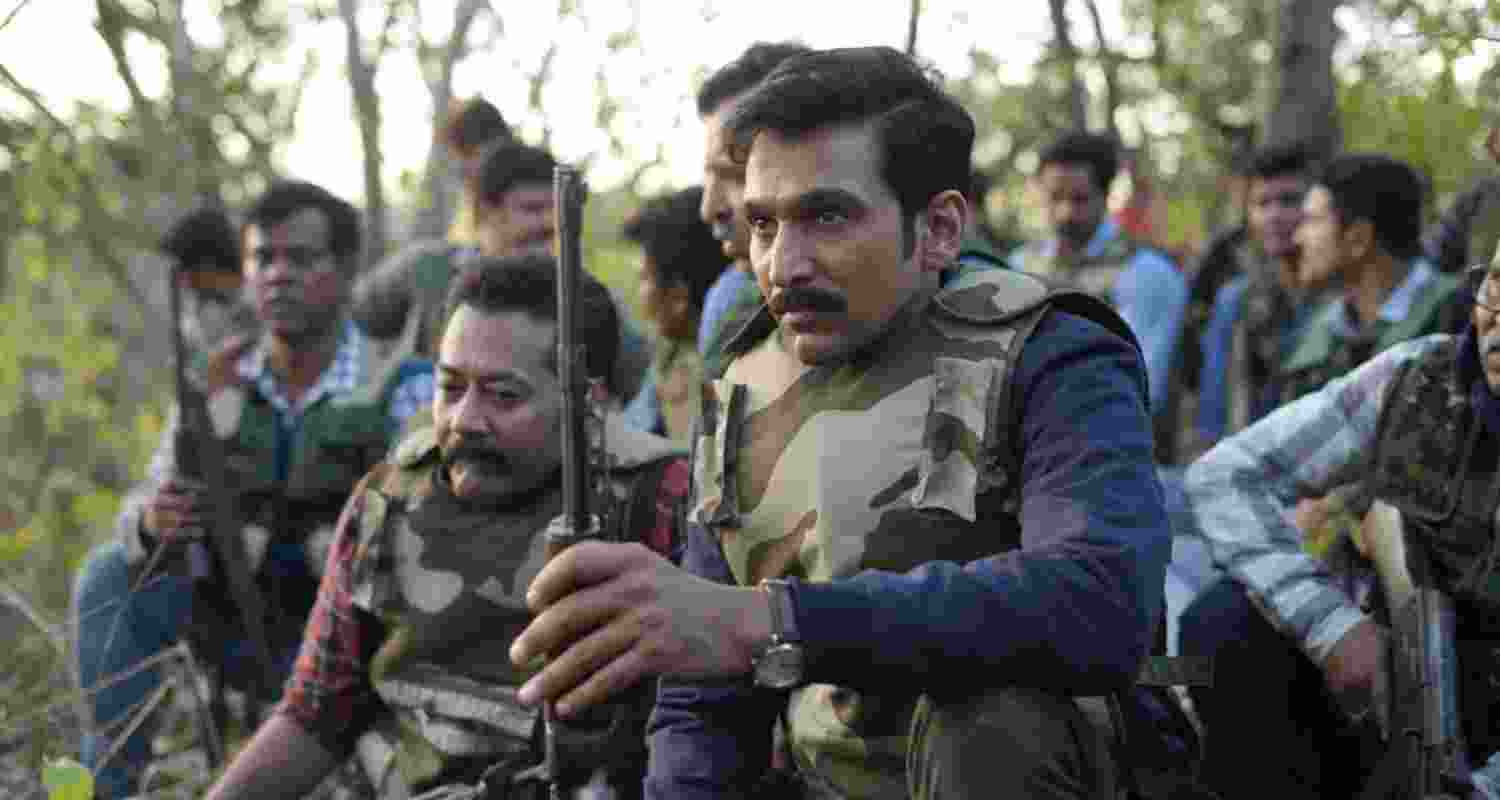 A still from Tigmanshu Dhulia's action drama ‘Ghamasaan’.