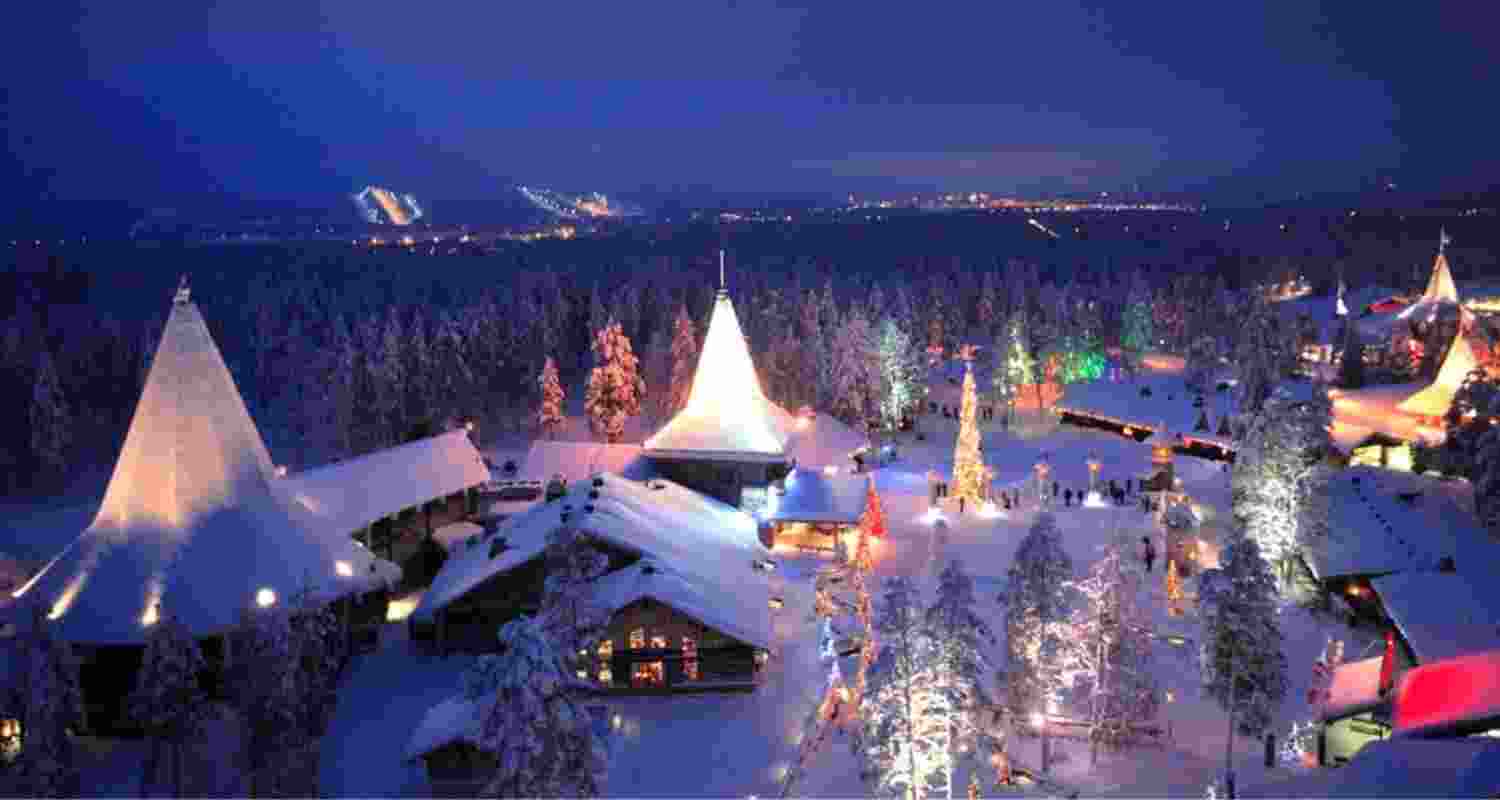 Rovaniemi Santa Claus Village, Finland. Image: X