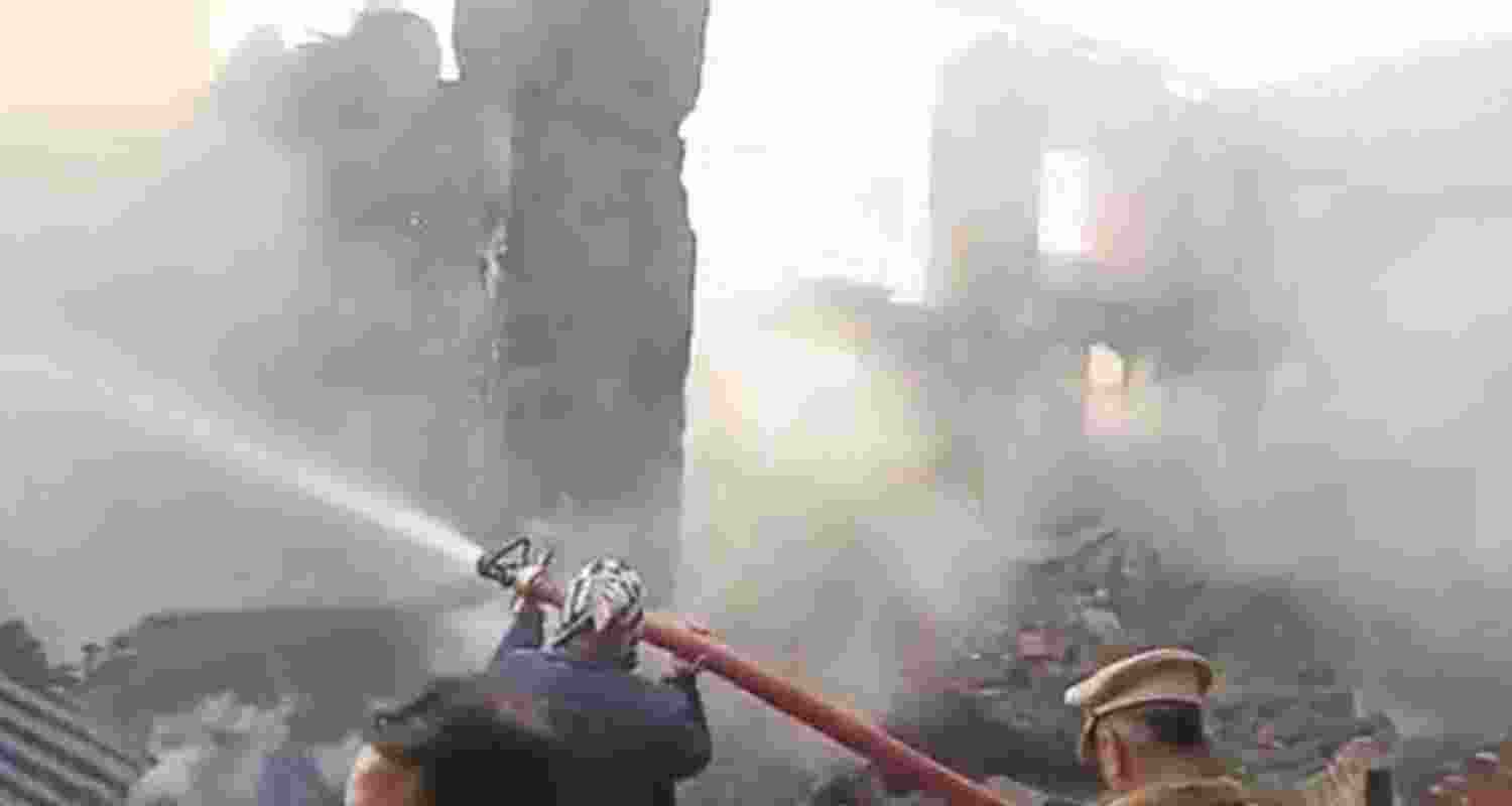  The fire in Arki has been brought under control.