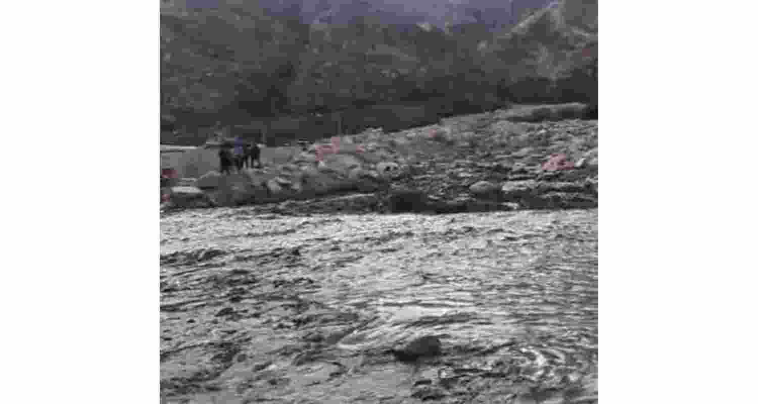 Flash flood-like situation in Jhalma Nallah