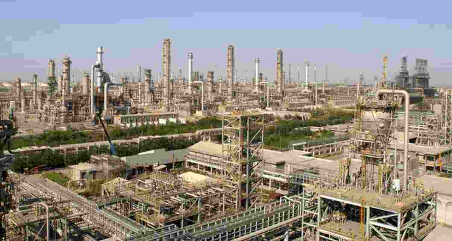 A file photograph of the Jamnagar refinery of Reliance Industries.