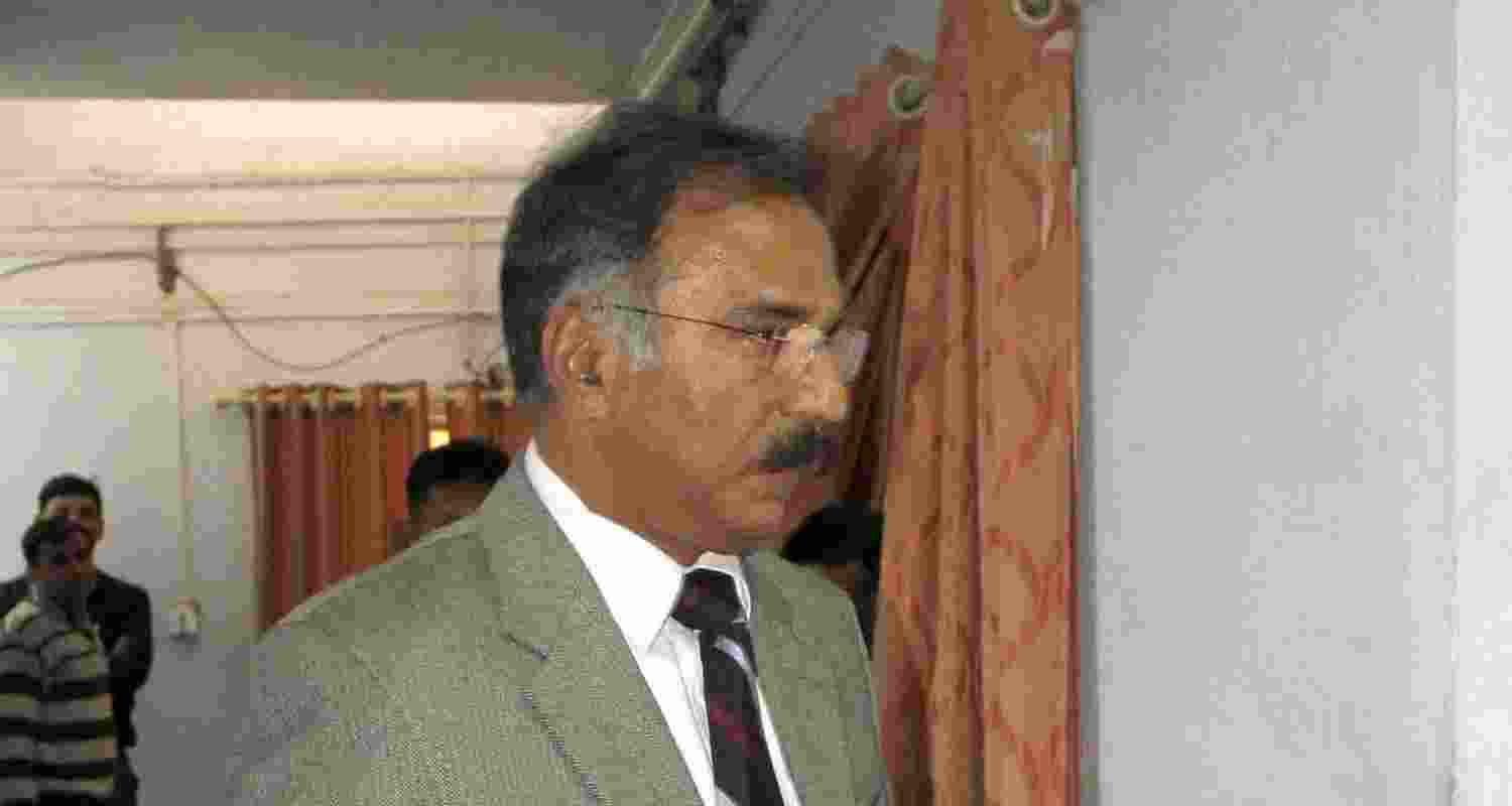 A file photo of Gujarat’s suspended IAS officer Pradeep Sharma. 