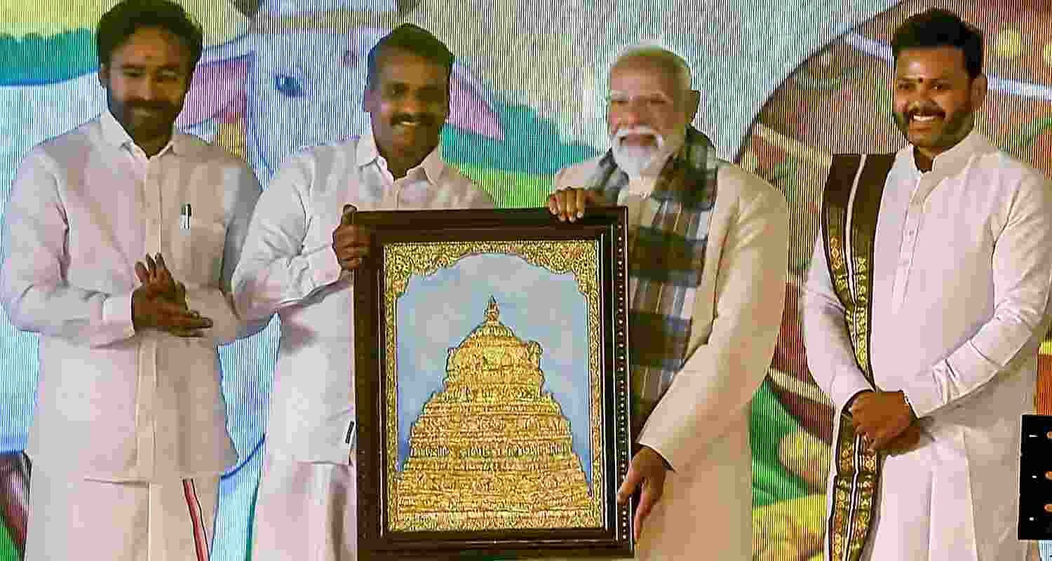 Prime Minister Narendra Modi on Wednesday celebrated the Pongal festival at the residence of Union Minister L Murugan in New Delhi, and hailed the Tamil culture for teaching people gratitude towards nature through the celebration of harvest and farmers’ labour