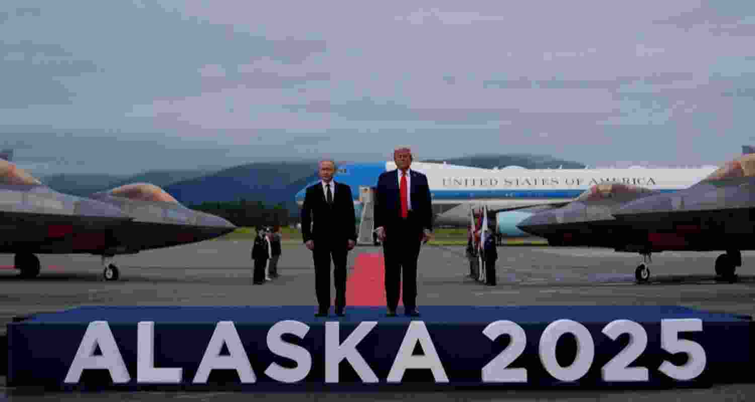 Trump said he may reconsider the retaliatory tariffs announced on Indian goods in “two or three weeks”, hinting at a possible reversal of his 50 per cent tariff-hike announcement against Indian imports last week