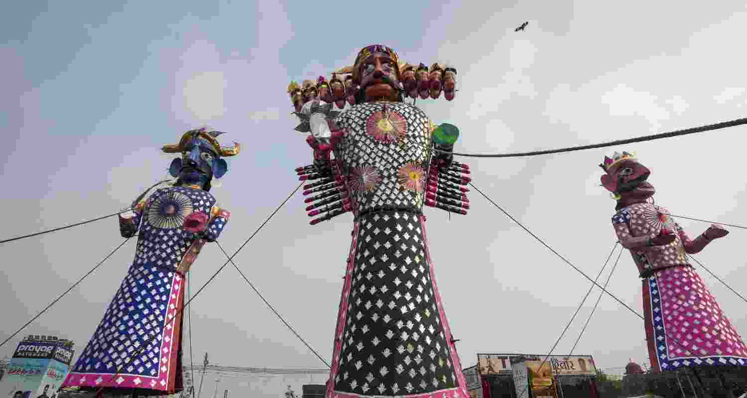 Dussehra, which marks the victory of Lord Rama over king Ravana, is celebrated with great fervor across India