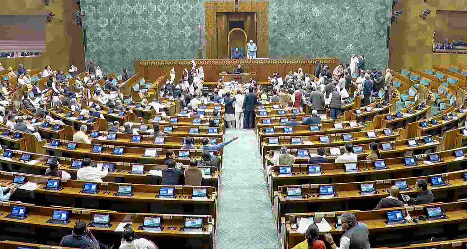 Leader of the House, J P Nadda, explained that US President Donald Trump had informed about the reduction in tariffs on Indian goods through a post on social media and also spoke to Prime Minister Narendra Modi