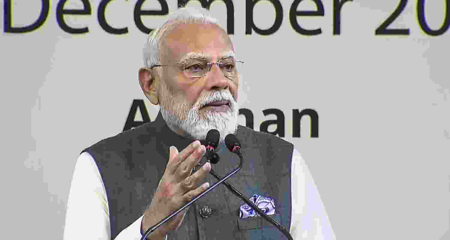 Speaking at the India-Jordan Business Forum meet here, PM Modi said India is soon going to become the world’s third-largest economy, and that its high GDP figures of over eight per cent are due to productivity-driven governance and innovation-led growth policies