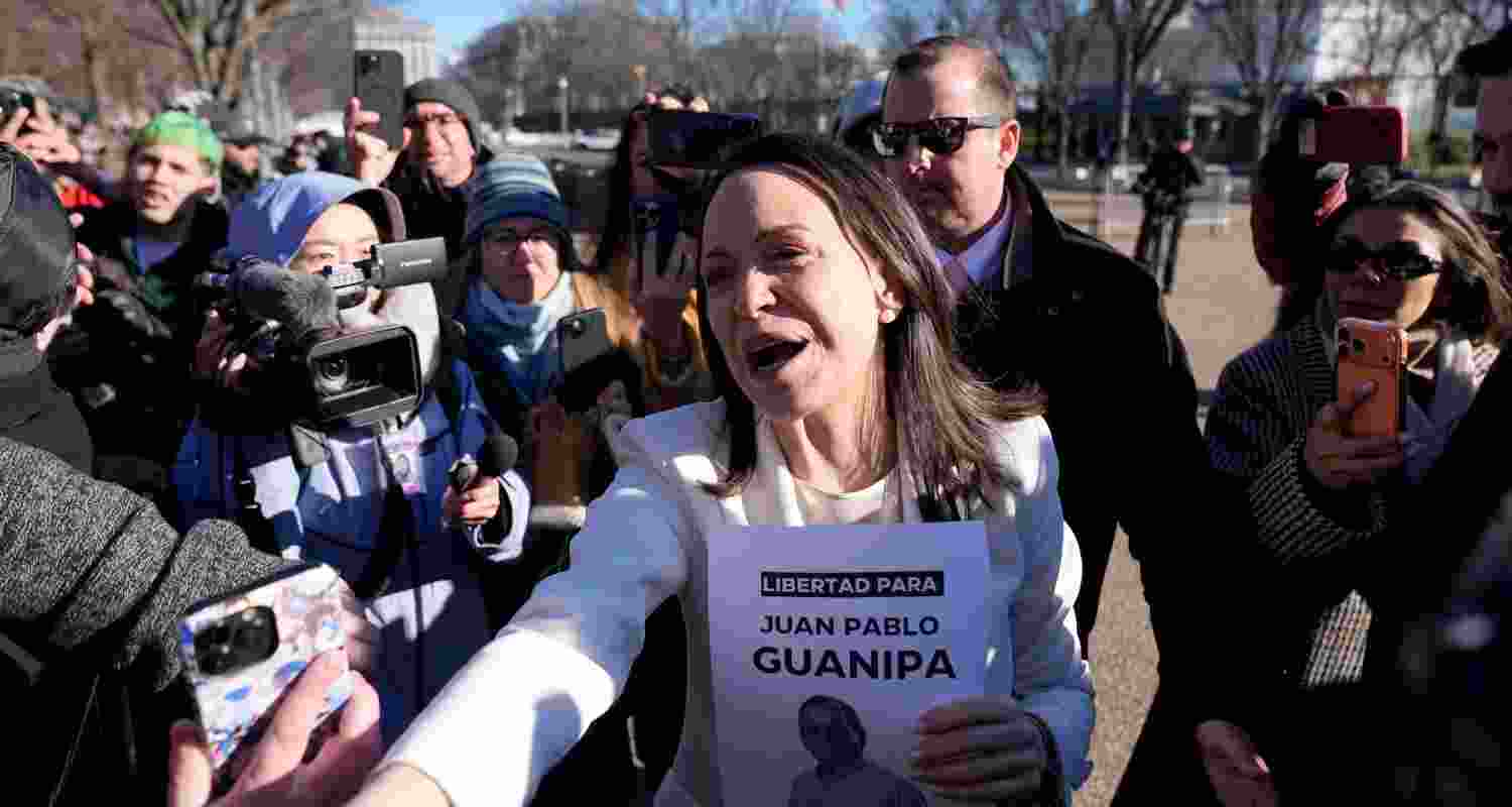 Trump has said it would be difficult for Machado to lead because she “doesn’t have the support within or the respect within the country.” 