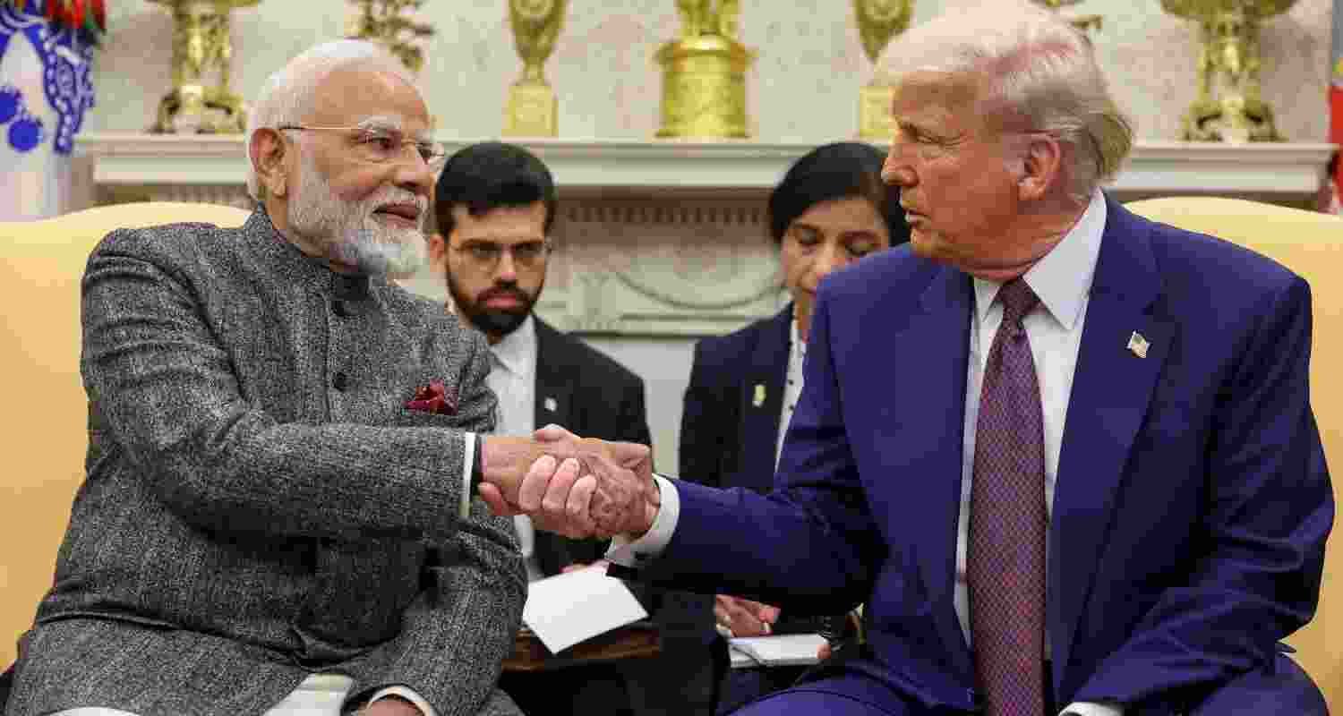 US President Donald Trump issued a separate executive order rescinding 25 per cent additional tariffs for India’s purchase of Russian oil, saying India has committed to stop importing Russian oil and buy more US energy products. The order, however, warns that tariffs would be reimposed if India “resumes” Russian oil imports