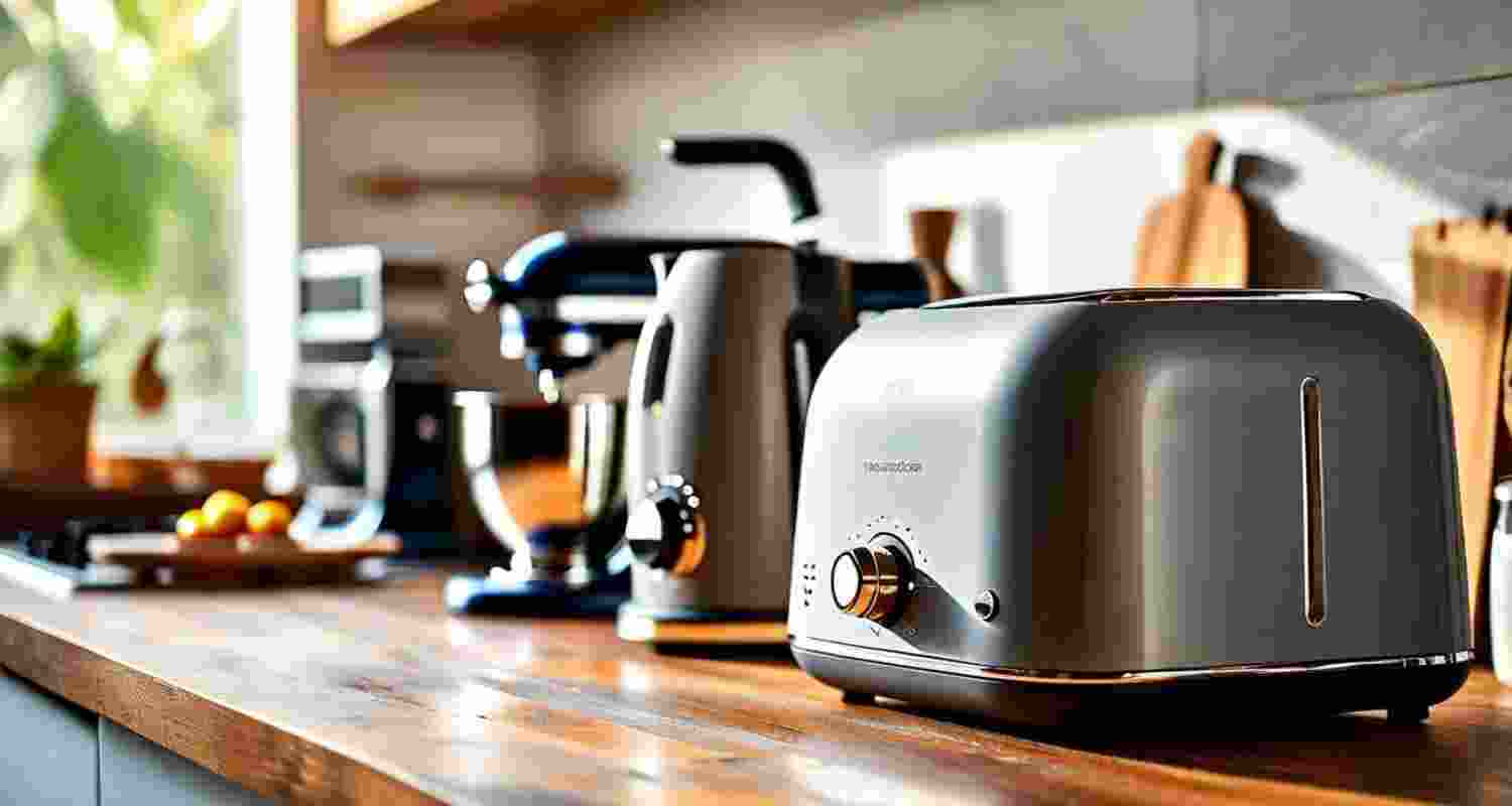 Selling a premium range of appliances such as mixers, ovens, toaster grills, coffee makers, air fryers, garment steamers, hair straighteners, and hair dryers, Bajaj Electricals’ revenue touched ₹4,828.43 crore in FY2025