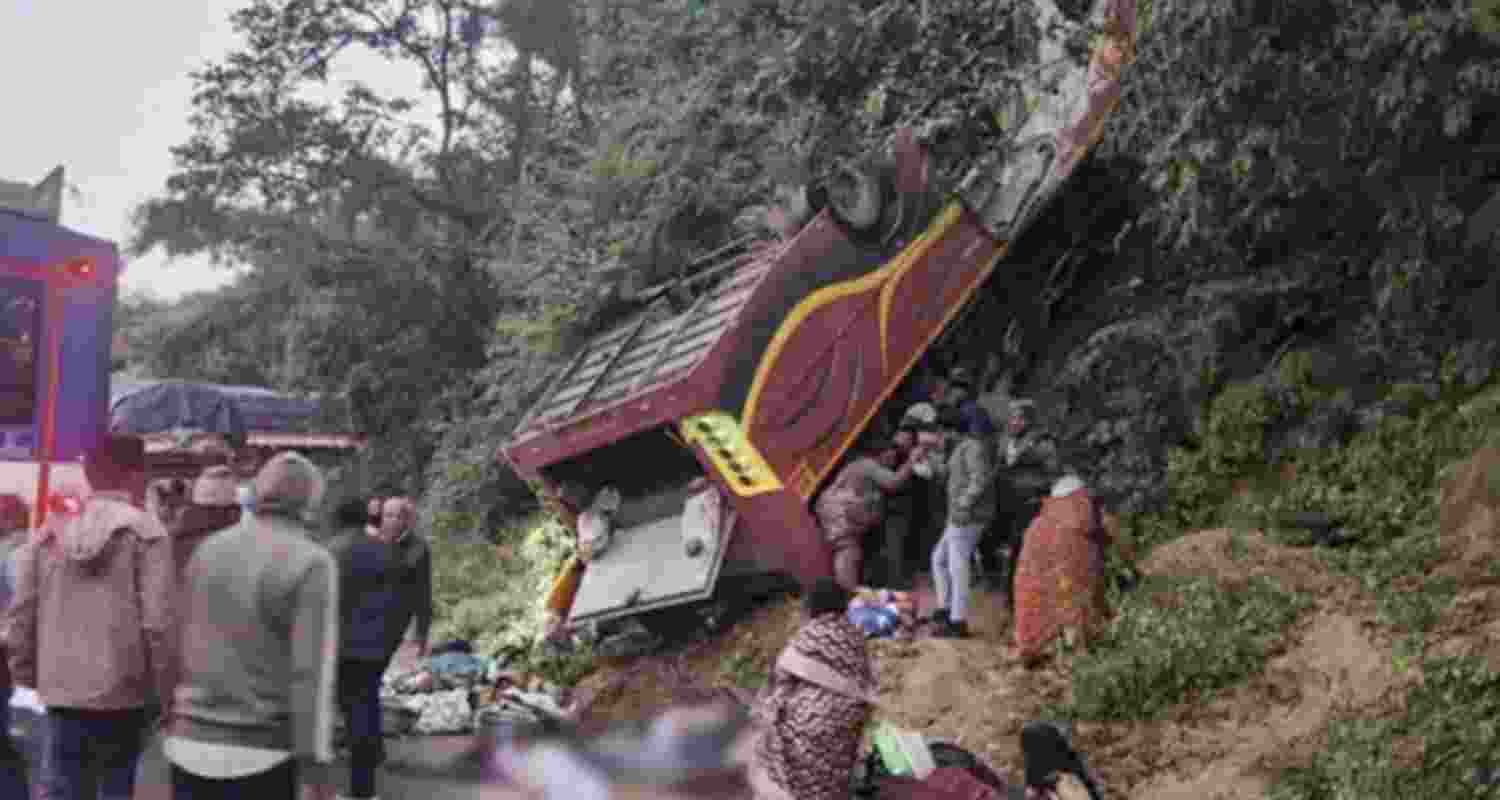 Superintendent of Police (SP) Amit Bardar said the accident occurred around 4.30 am on Chintoor-Maredumilli ghat road near a Durga temple