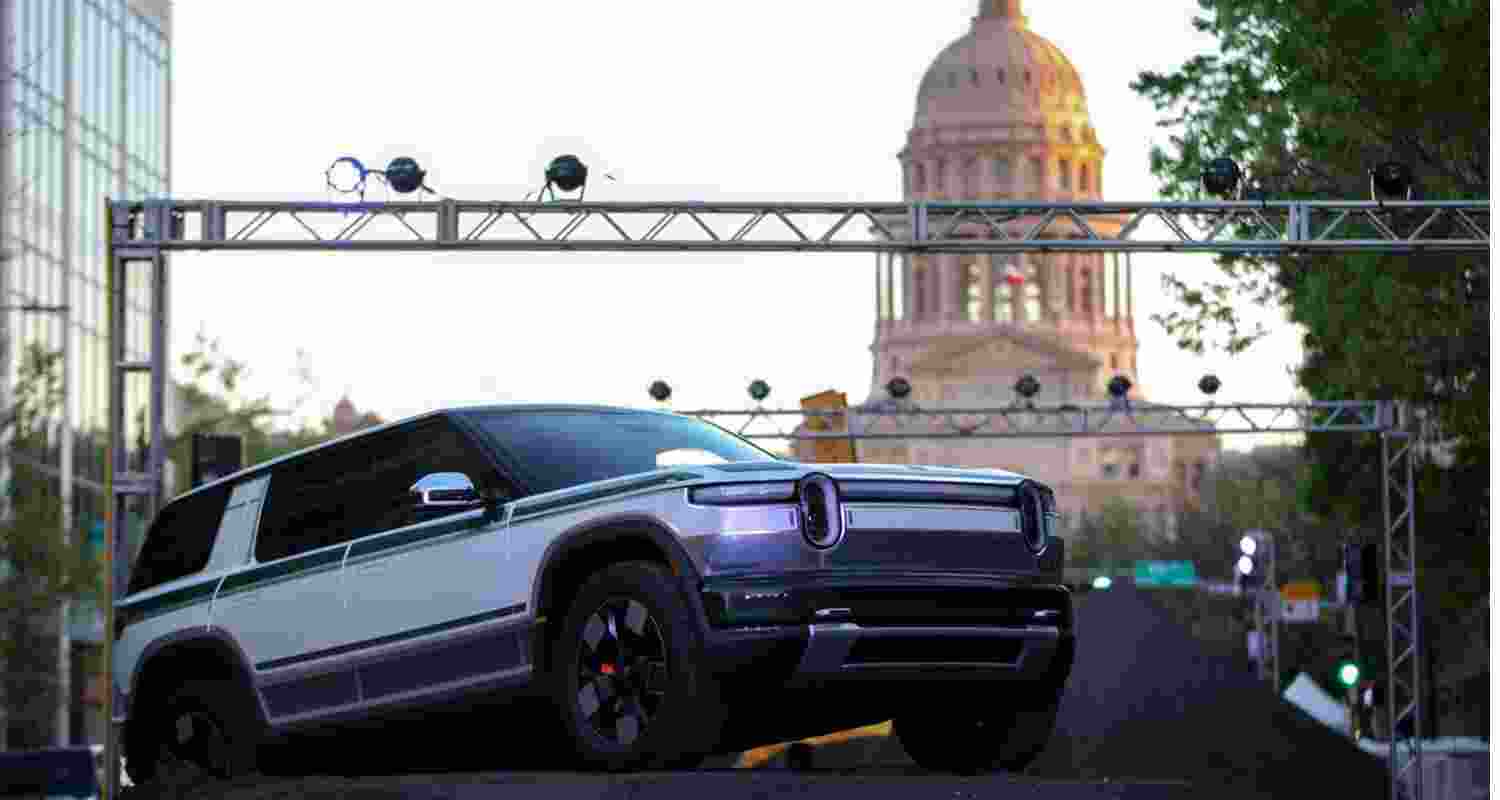  The Rivian R2 robotaxi.