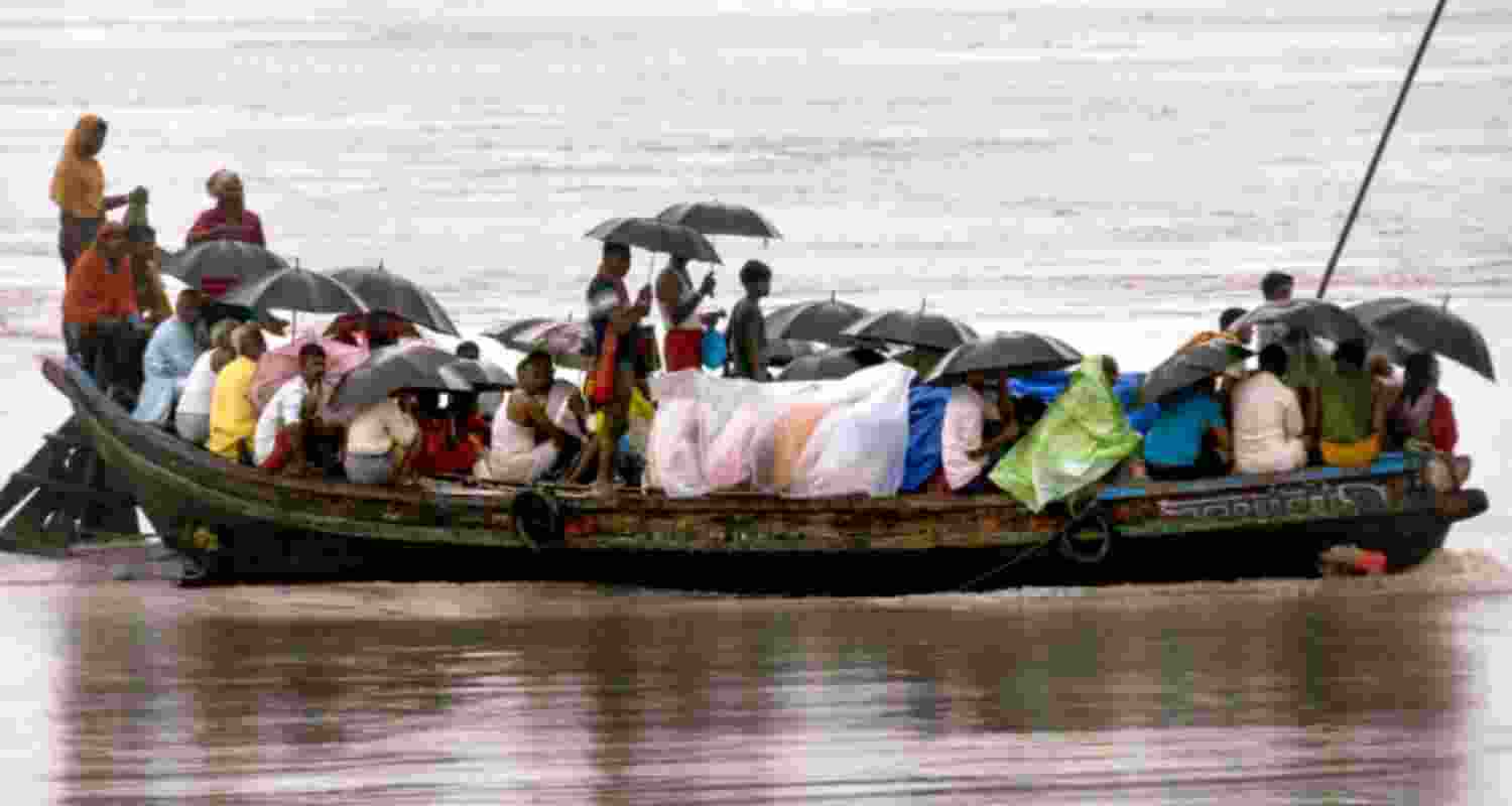 Ganga flowing above danger mark in Bihar