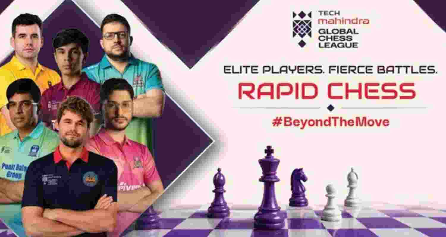 Global Chess League Season 4 will be held in Bengaluru from September 5-13, featuring six franchises led by stars including Magnus Carlsen and Viswanathan Anand.