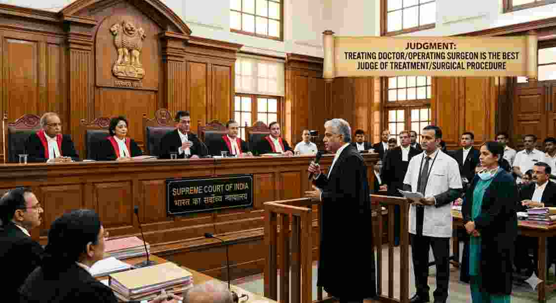 SC quashes medical negligence case, says surgeon best 'judge'
