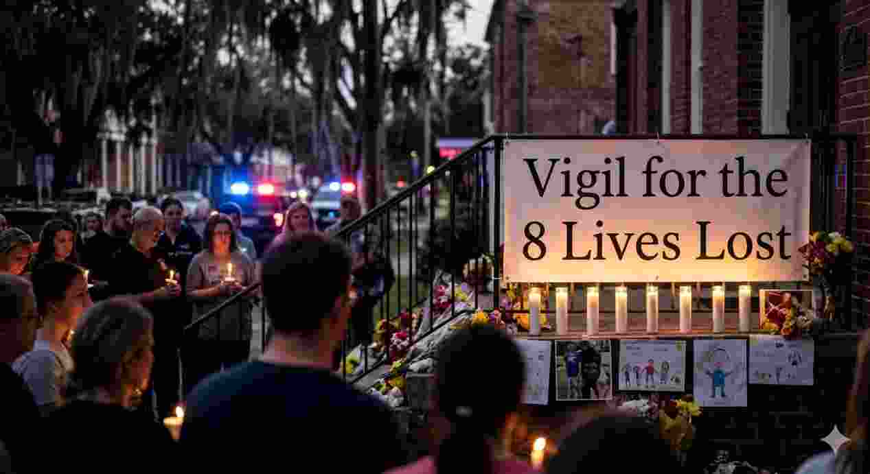 US mass shooting in Louisiana leaves 8 kids dead, shooter killed