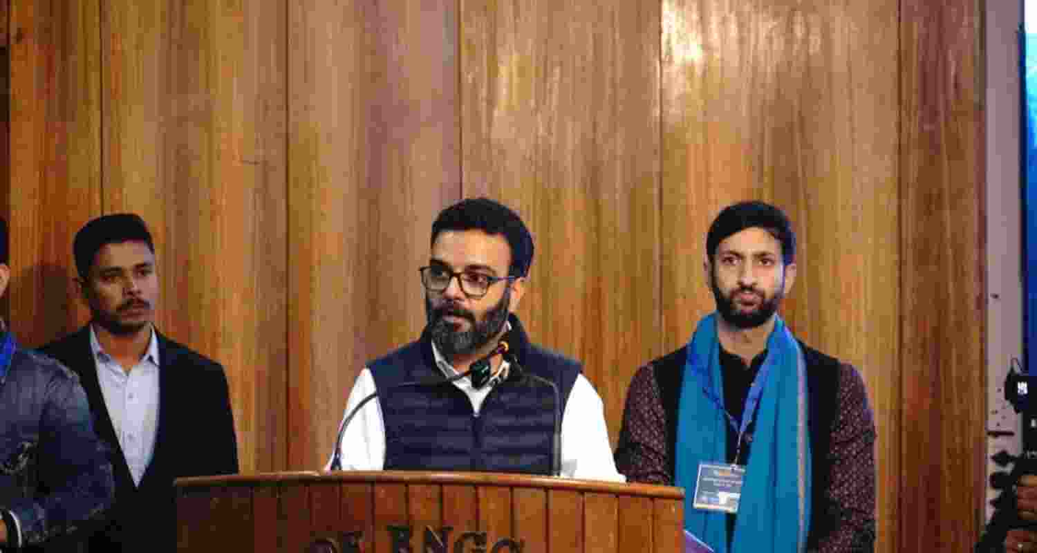 Member of Parliament and National Conference leader Aga Ruhullah Mehdi.