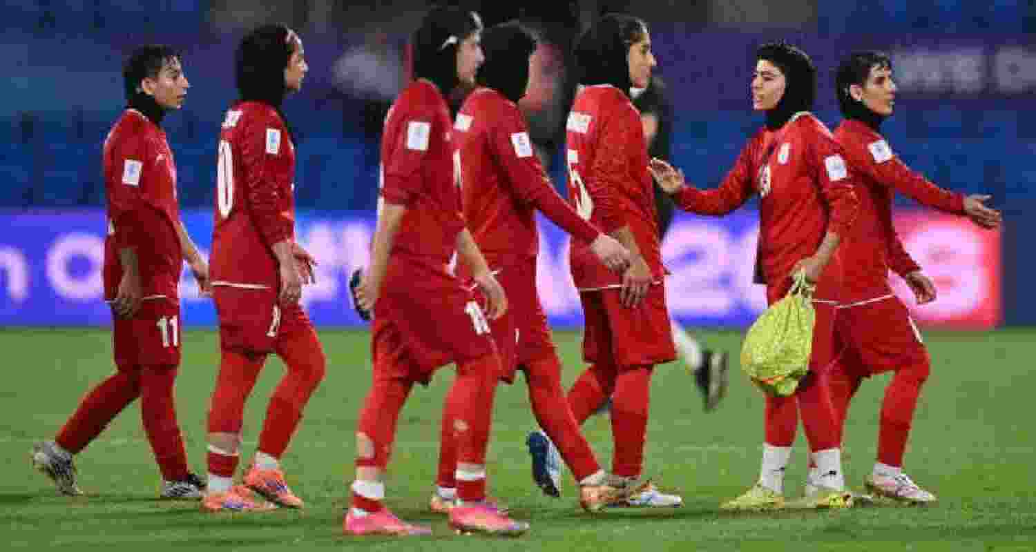 The Iranian team arrived in Australia for the Women's Asian Cup last month, before the Iran war began on February 28. 