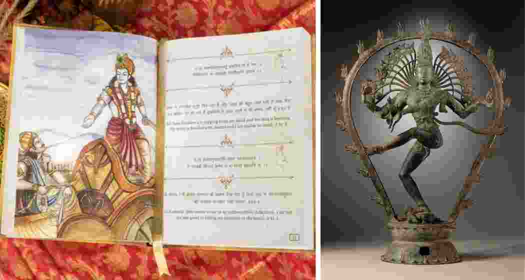 The Bhagavad Gita and Natyashastra have been inscribed in UNESCO's Memory of the World Register, celebrating India’s rich cultural heritage and philosophical contributions. (Representative image)