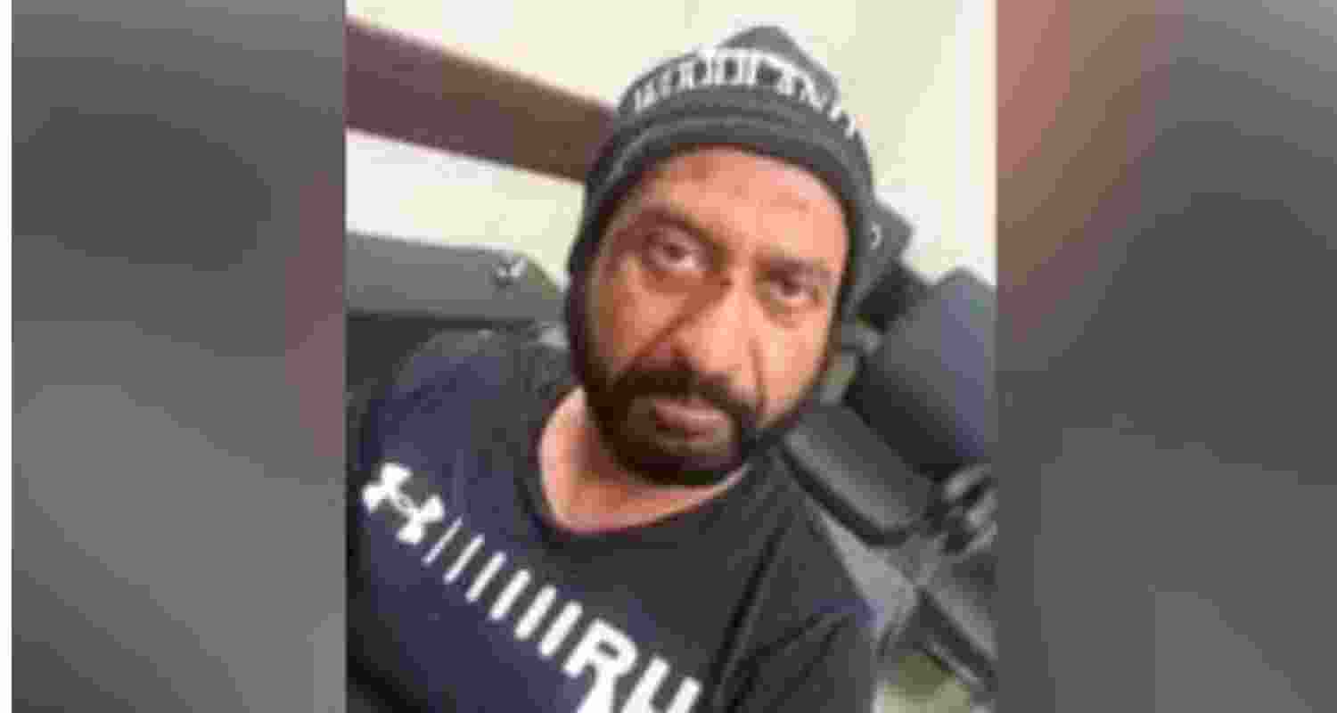  A file photo of Colonel Pushpinder Bath admitted in hospital after the assault.