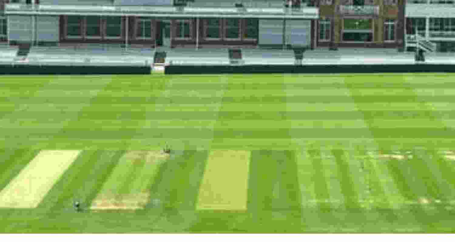 The green top at Lord's is expected to make batting difficult for both the teams.