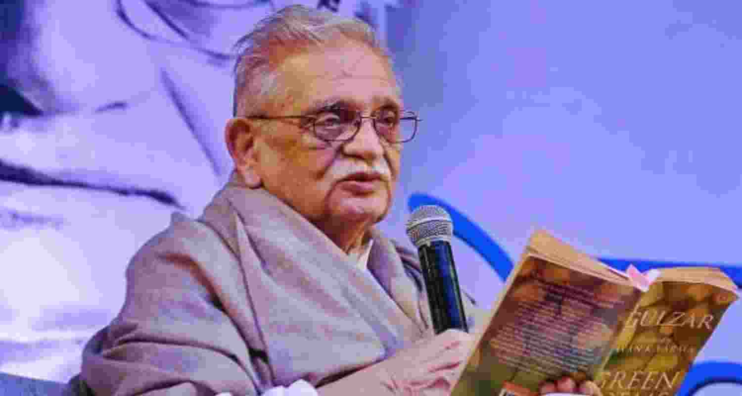 Gulzar receives highest literary honour at his residence