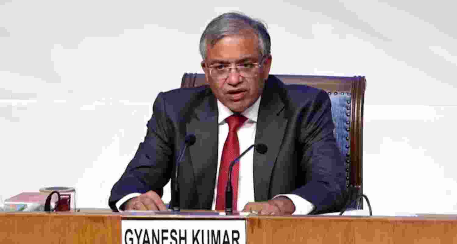 Chief Election Commissioner Gyanesh Kumar.