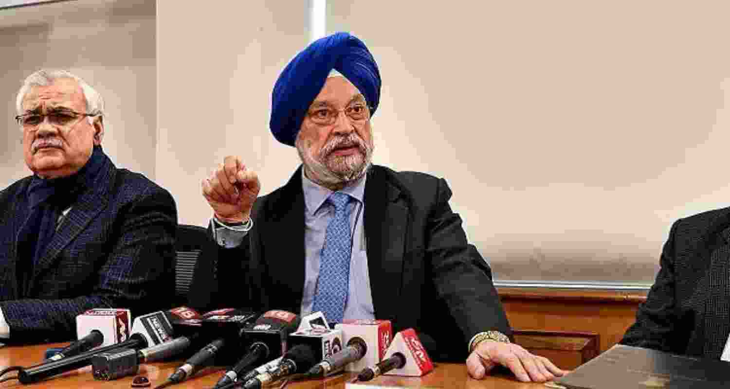 Union Minister Hardeep Singh Puri. Union Minister Hardeep Singh Puri.