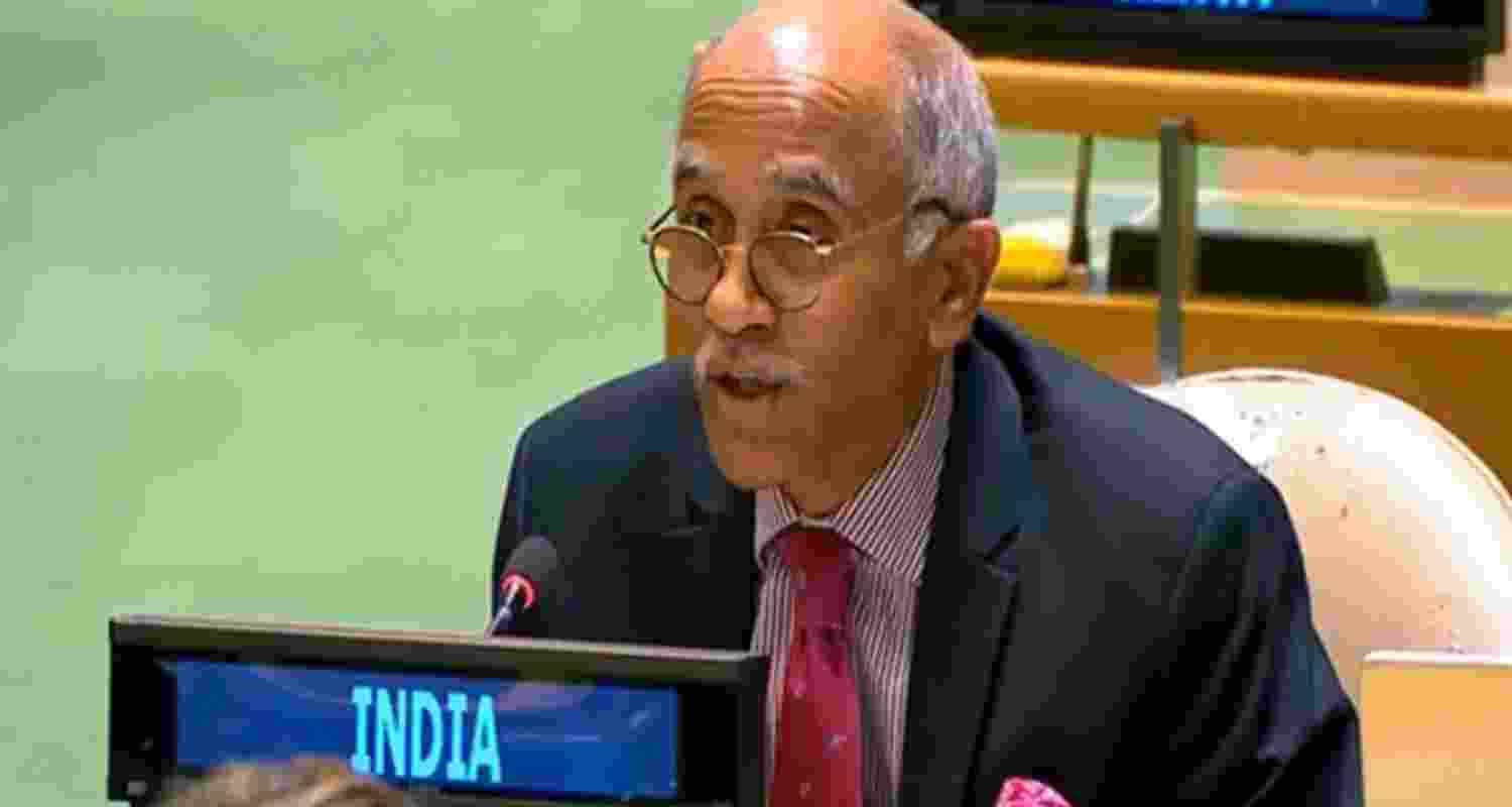 Permanent Representative of India to the United Nations, New York, Parvathaneni Harish.