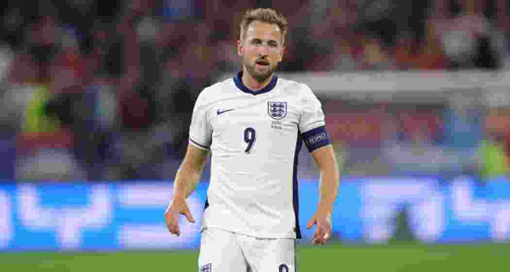 Harry Kane in action during a match. 