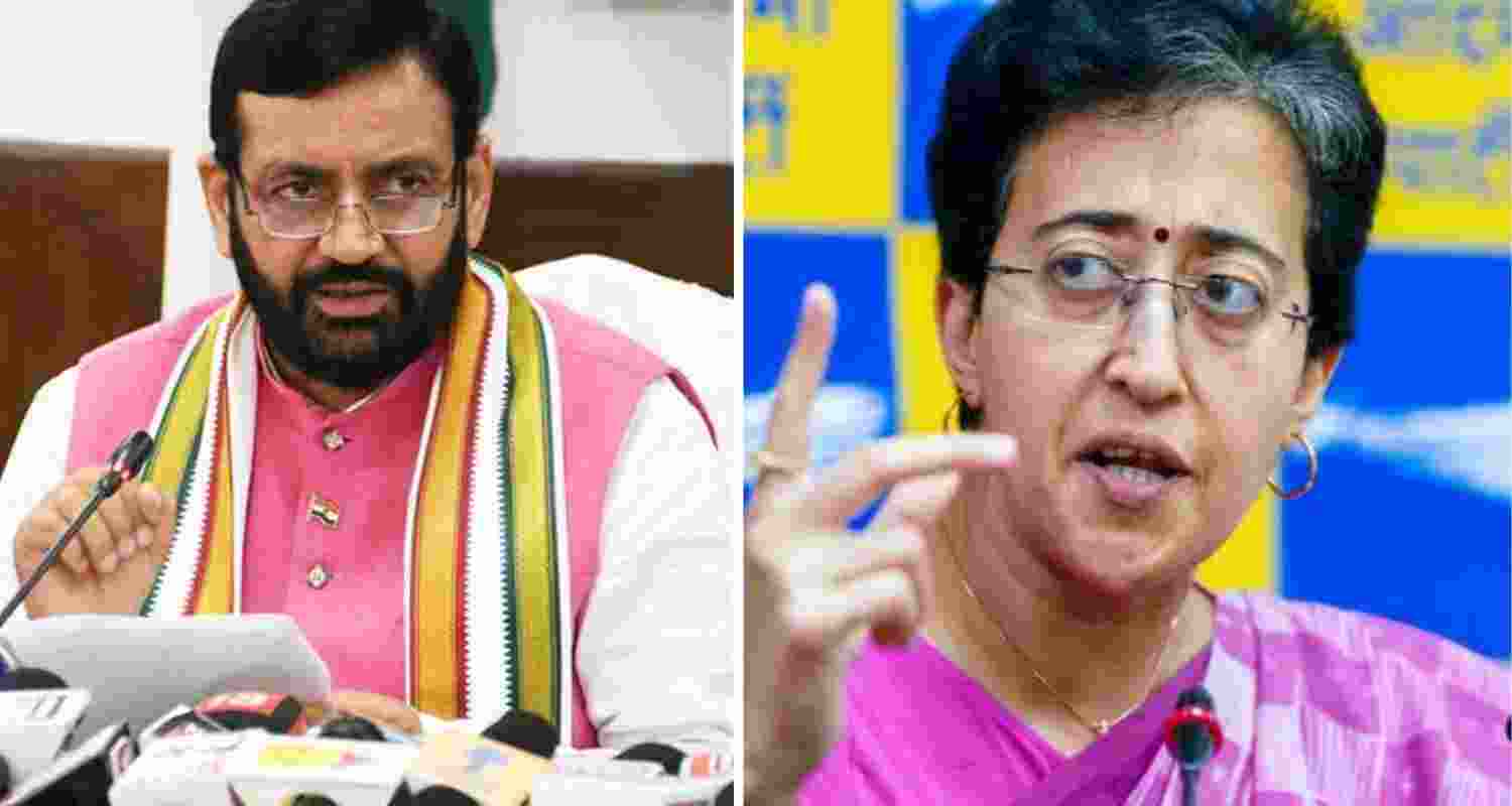 CM Nayab Saini, Atishi. 