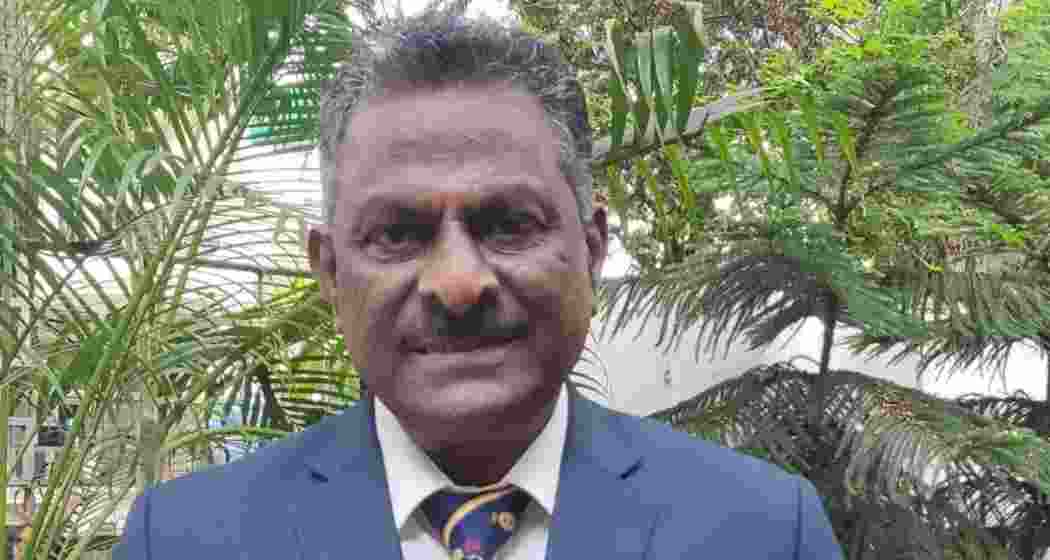 Former Indian hockey captain Vasudevan Bhaskaran.