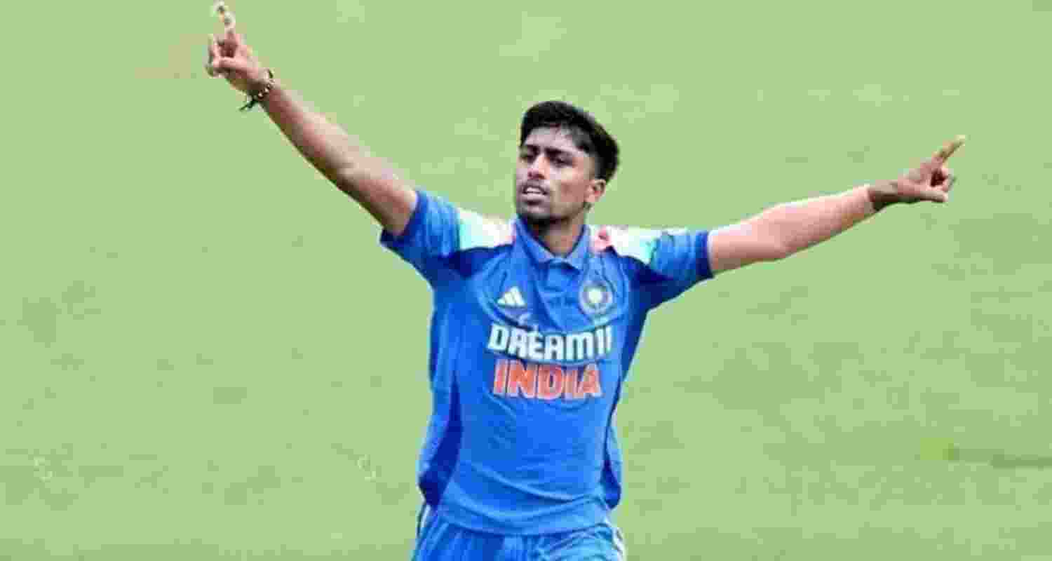 The right-arm seamer ended with figures of 5/16 from seven overs with one maiden, ripping through the USA middle-order.