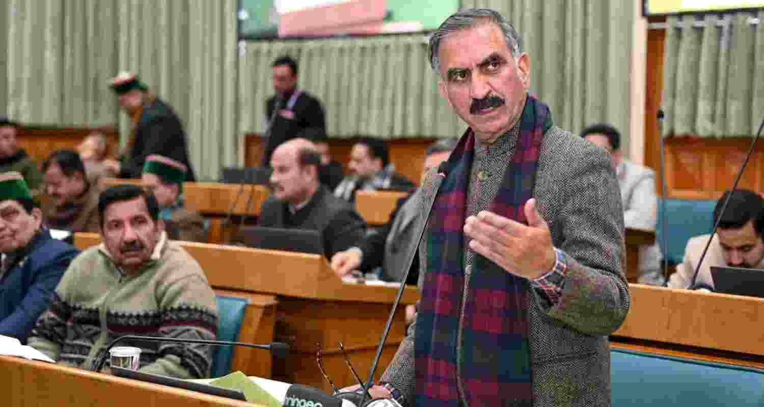 Himachal Pradesh Chief Minister Sukhvinder Singh Sukhu - file image. 