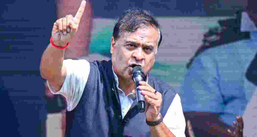 A file photo of Assam CM Himanta Biswa Sarma addressing a gathering. 