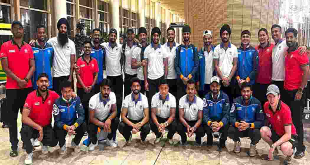 The Indian men's hockey squad.