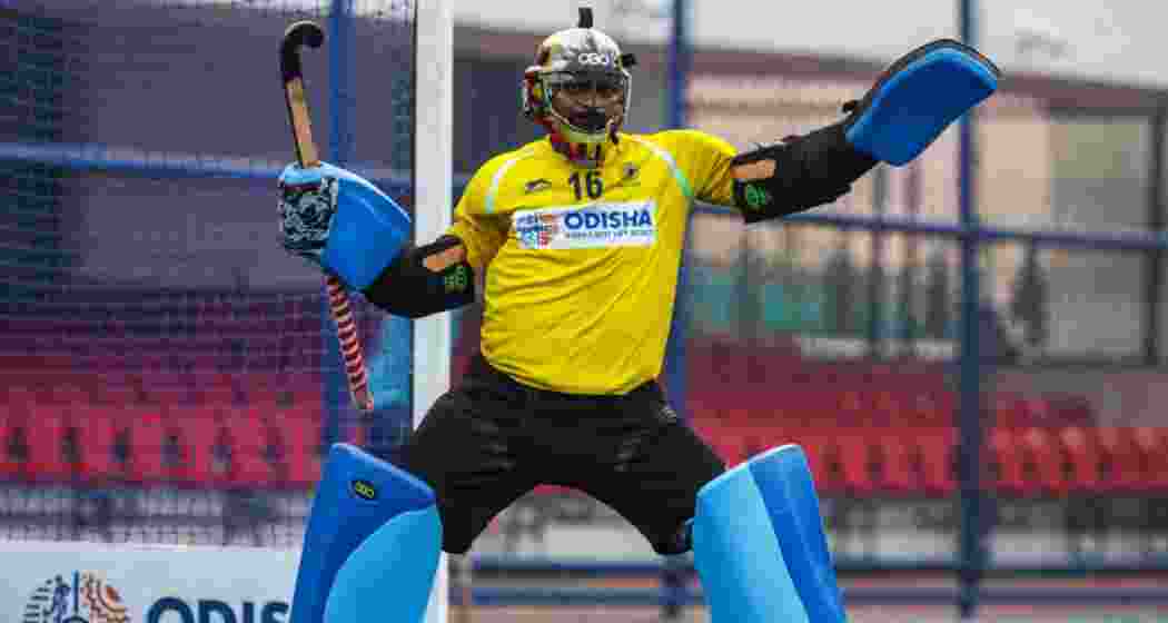 Veteran Indian goalkeeper and former captain P R Sreejesh. 