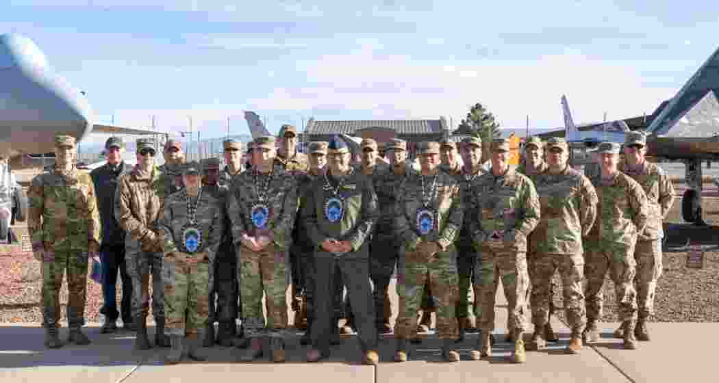 A file photo of American troops at the Holloman Air Force Base near Alamogordo. 