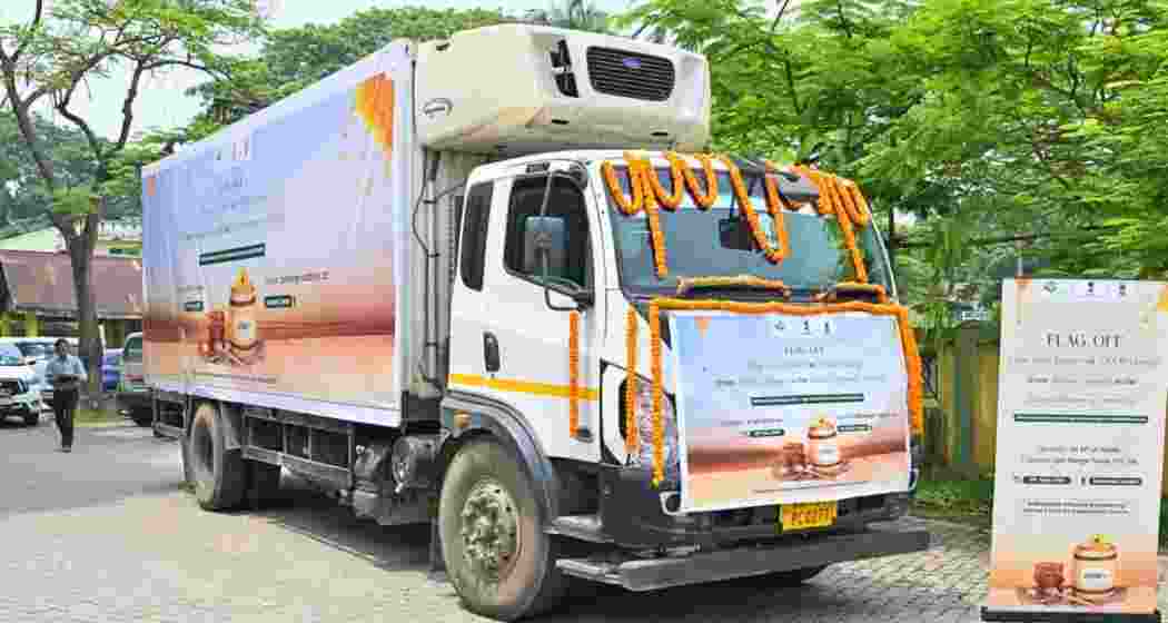 First consignment of Baksa honey flagged off from Guwahati for export to the United States under the ODOP initiative on Saturday.