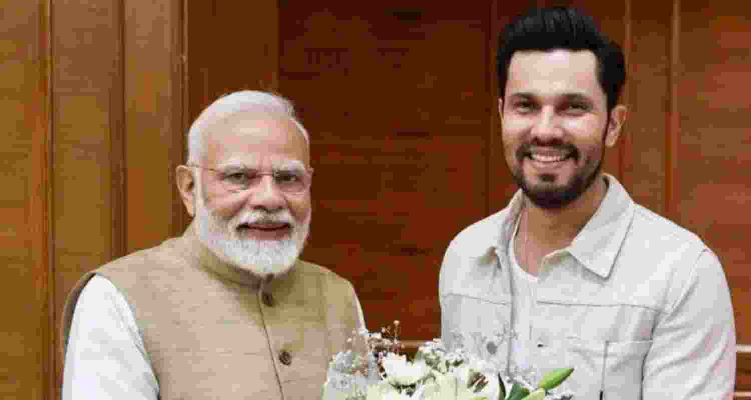 Actor Randeep Hooda called on Prime Minister Narendra Modi. Image: X 