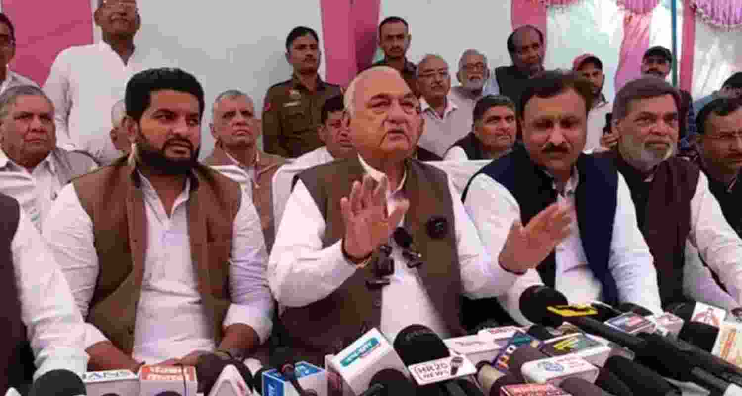 Hooda slams BJP for lack of development in Hisar. 