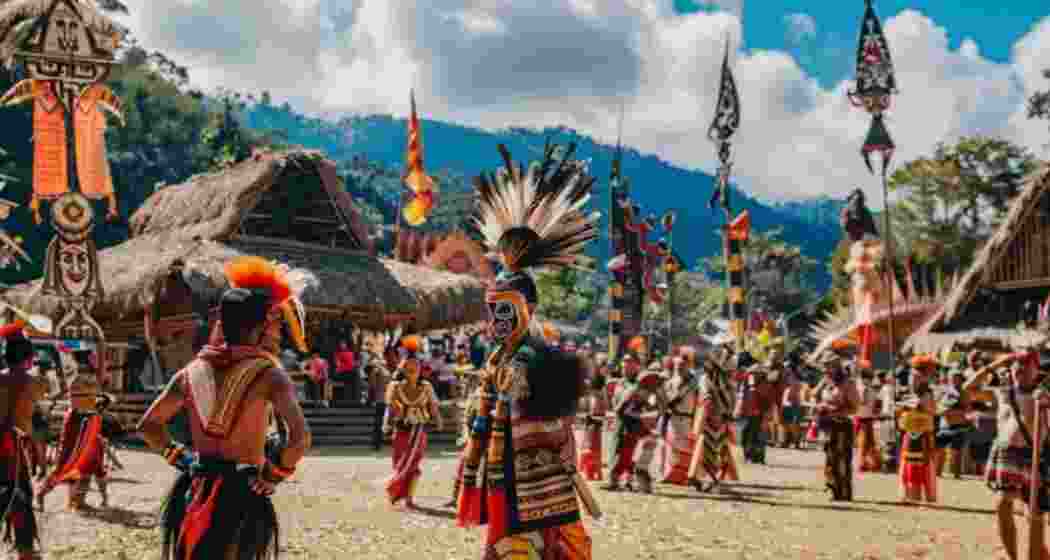 A scene captured at the 24th Hornbill Festival.